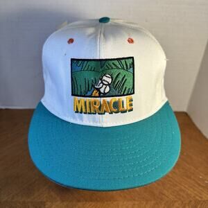 Vintage 1990's Fort Myers Miracle MILB Pro Line Snapback Hat Deadstock NWT New